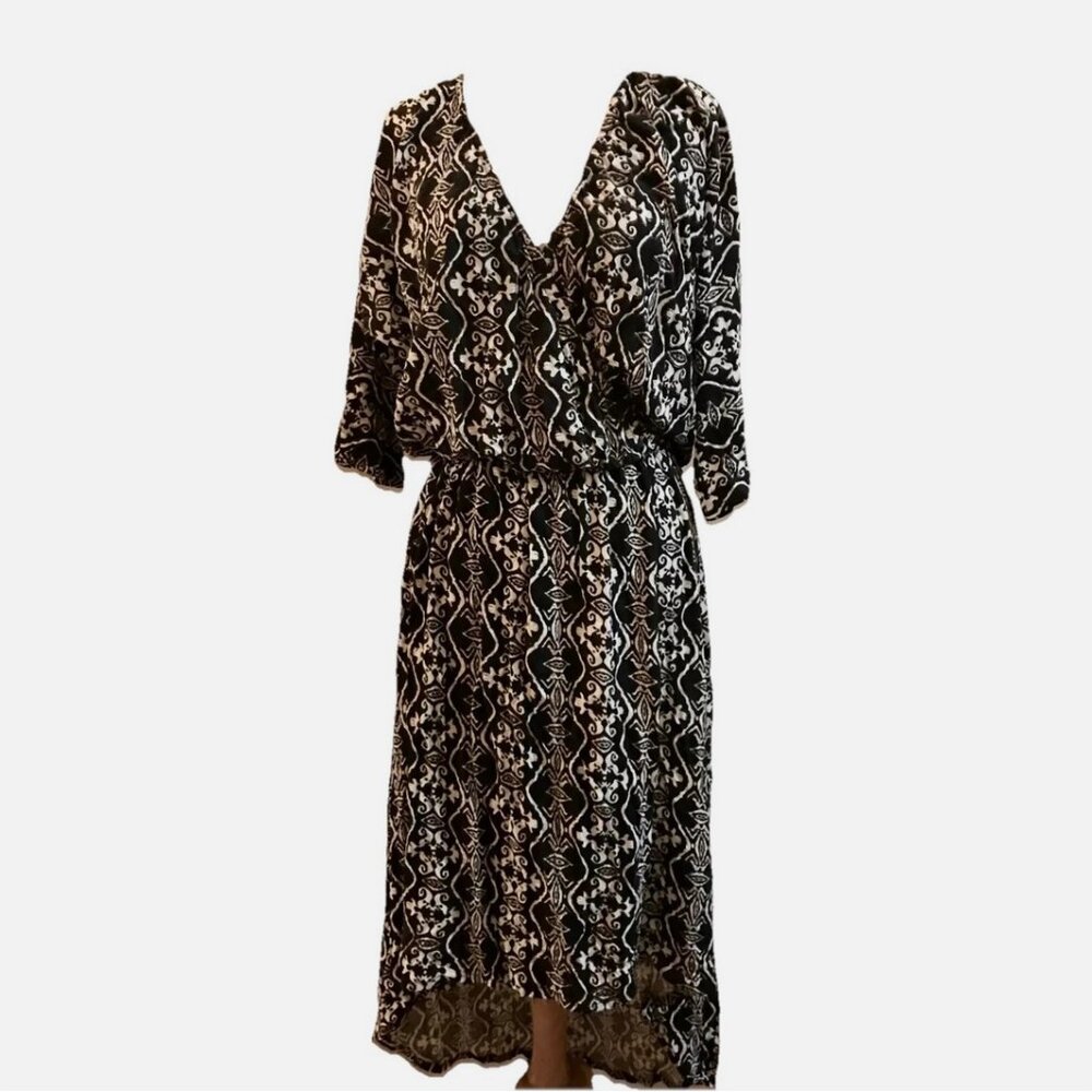 Letarte Tribal Midi Cover Up Dress